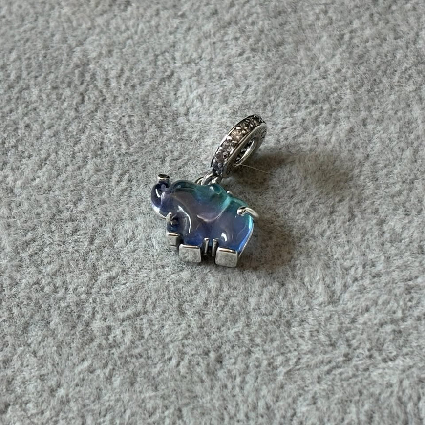 CHARM DE ELEFANTE, PLATA .925