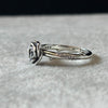 ANILLO INSP. PANDORA DE ROSA, ELIGEN TALLA 5 A LA 9, PLATA