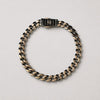 PULSERA INSP. MONACO CHAIN LISA DISEÑO, 20CM bano de rodio