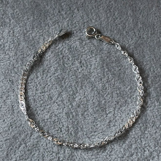 Pulsera eslabon doble 18CM