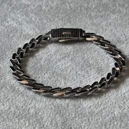 PULSERA INSP. MONACO CHAIN CON CIRCONIA  DISEÑO, 21CM
