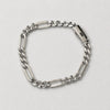 PULSERA INSP. MONACO CHAIN, TALLA 21CM, BAÑO DE RODIO, PLATA .925