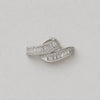 Anillo dos lineas circonia baguette #6