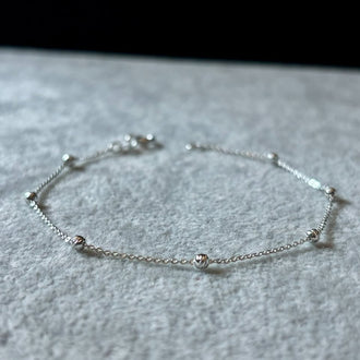 Pulsera Plata .925 con bolitas