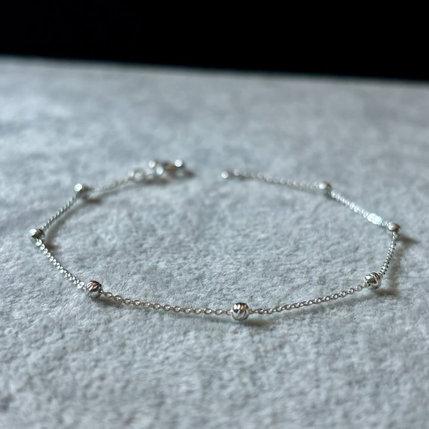Pulsera Plata .925 con bolitas