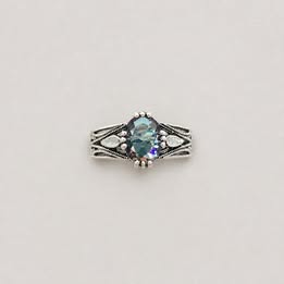 Anillo con piedra zultanita talla 9 y 10