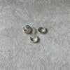 DIJE NUDO DE BRUJA CON MARQUESITA, BANO DE RODIO, PLATA .925