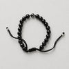 PULSERA AJUSTABLE CON PIEDRA ONIX, PLATA .925