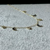 COLLAR CON MULTIDIJES LUNAS Y ESTRELLAS , ELIGEN COLOR DORADO BAÑO DE RODIO,