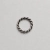 ANILLO TRENZADO, ELIGEN TALLA 6, 7, 8, 9, 10, 11, 12, 13, PLATA .925