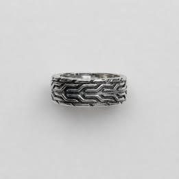 Anillo trensado numbero 11 y #12 plata .925