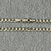 CADENA CUABANA DIAMANTADA DELGADA 60CM, PLATA .925