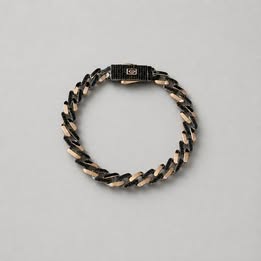 PULSERA INSP. MONACO CHAIN CON CIRCONIA  DISEÑO, 21CM