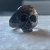 ANILLO CON CALAVERA, con Bano de rodio Plata .925 talla 12