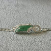 ESCLAVA DE SAN JUDAS CON CADENA CUBANA 20CM, PLATA .925