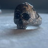 ANILLO CON CALAVERA, con Bano de rodio Plata .925 talla 12