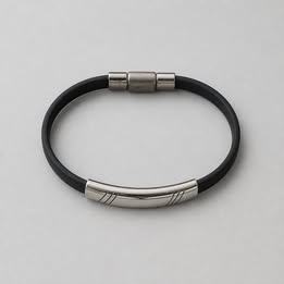 PULSERA AJUSTABLE HILO NEGRO CHACRAS CON DIJE INFINITO, PLATA .925