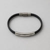 PULSERA AJUSTABLE HILO NEGRO CHACRAS CON DIJE INFINITO, PLATA .925