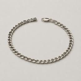 PULSO CUBANO 21CM, PLATA .925