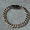PULSERA INSP. MONACO CHAIN LISA ELIGEN DISEÑO, 19CM bano de rodio
