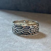 Anillo trensado numbero 11 y #12 plata .925