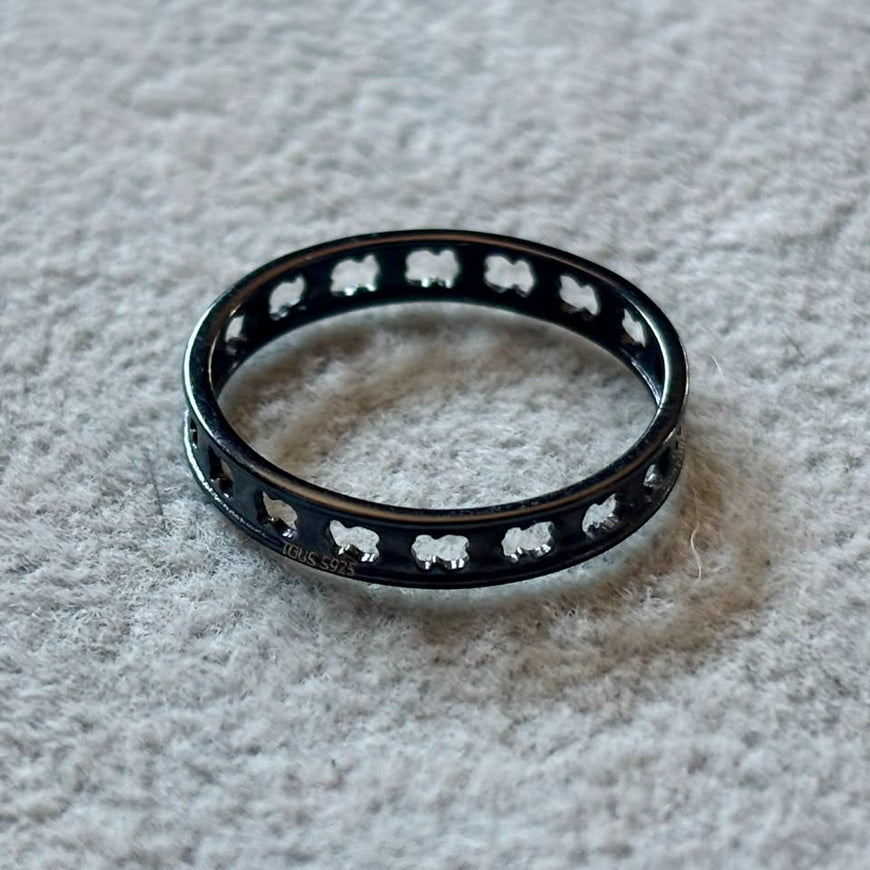 Anillo Tous Negro talla 7