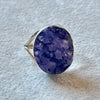 Anillo plata con amatista adjustable