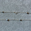Collar Plata con perla natural gris