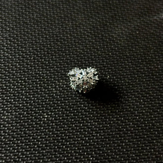 Charm Corazon con zirconia