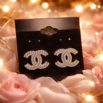 Aretes CC Plata .925/Earring CC Silver .925