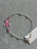 Pulsera Plata .925 con charm de Angel (Pink Stitch)