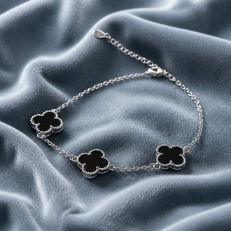 PULSERA, BAÑO DE RODIO, PLATA .925