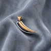 DIJE DE COLMILLO, PLATA .925