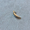 DIJE DE COLMILLO, PLATA .925