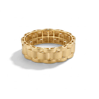 Anillo con bano de oro, Tallas 8,9, Plata .925.