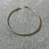 Pulsera Torzal 18CM, Bano de Rodio, Plata .925