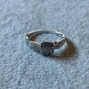 ANILLO SOLITARIO, ELIGEN TALLA 6,7,8,9, BAÑO DE RODIO, PLATA . 925