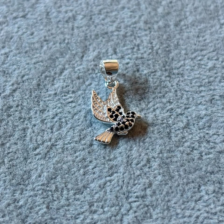 DIJE DE COLIBRI, PLATA .925