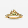 Anillo de Princessa Tiana Dorado, Talla 5,6,7,8,9, Plata .925 (Copy)