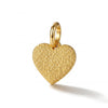 Dije de corazon Doble vista bano de oro, plata .925
