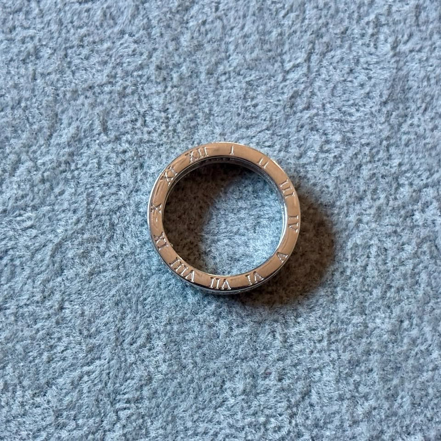ANILLO, ELIGEN TALLA 7,8 BAÑO DE RODIO, PLATA .925
