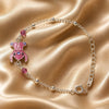 Pulsera Plata .925 con charm de Angel (Pink Stitch)