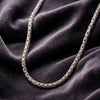 Cadena Bali Plana 60cm, Plata .925
