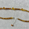 Collar de Ambar con bolitas de plata, Plata .925
