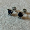 Arete Con Onix Montadura Oso y Bano de Rodio, Plata .925