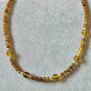Collar de Ambar con bolitas de plata, Plata .925