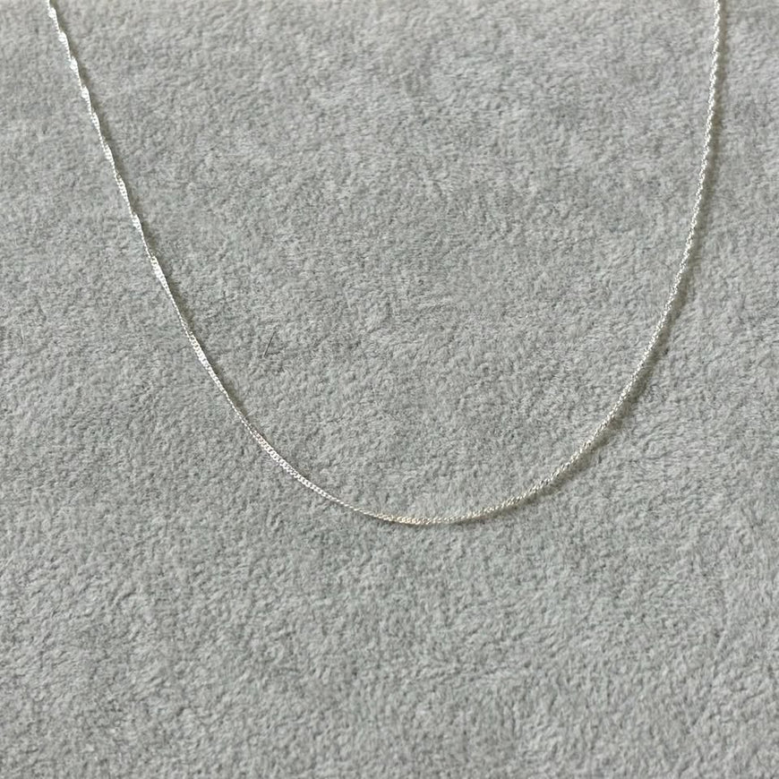 Cadena 45cm Plata .925.