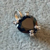 Dije con Onix oso forma corazon, Plata .925