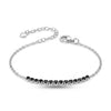 Pulsera Tennis con Cadena 19cm, Plata .925