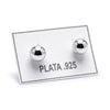 Broquel Dormilona Lisa, Plata .925